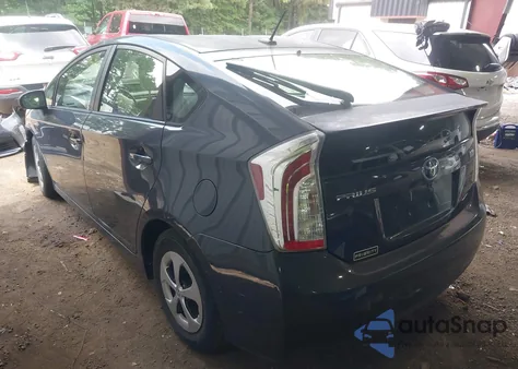 2012 Toyota Prius Three из США, поврежденный, VIN JTDKN3DU3C1543785